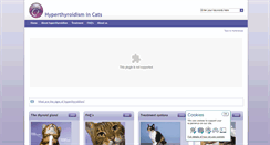 Desktop Screenshot of cat-hyperthyroidism.co.uk